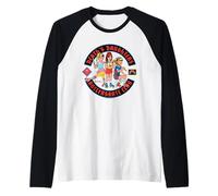 Death Daughters Rollerskate Club Retro Funny Adult Humor Maglia con Maniche Raglan