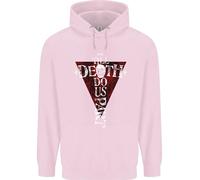 Death Do Us Part Felpa Con Cappuccio Goth Skull Biker Per Bambini