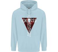 Death Do Us Part Felpa Uomo Gothic Skull Biker Cross