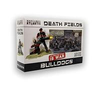 Death Fields: Bulldogs (24 figuras de plástico duro de 28 mm de varias partes), fabricado en Estados Unidos