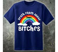 Death From Above Vietnam Guerra T Shirt Apocalypse Now Lt Col Kilgore Surf Team