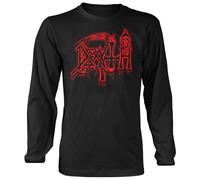 Death 'Life Will Never Last' (Nero) Maglia a maniche lunghe - NUOVO