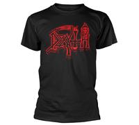 Death Life Will Never Last Uomo T-Shirt Nero XXL 100% Cotone Regular