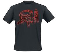 Death Life Will Never Last Uomo T-Shirt Nero 100% Cotone Regular