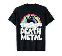 Death Metal Cat Satanic, gruppo punk rock per bambini, Metal Rainbow Maglietta