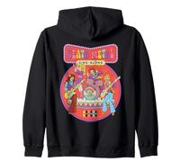 Death Metal Sing-Along Skeletons Retro Funny Adult Humor Felpa con Cappuccio
