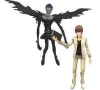 Death-Note Anime Figura Yagami Light/Kira Ryuk/Ryuuku Action figure mobili accessori di ricambio statua PVC 16/20 cm giocattolo modello (16 cm + 20 cm)