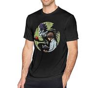 Death Note Ryuk Men's Comfortable Short Sleeve T-shirt a Maniche Corte Crew Neck Personality Fashion T-shirt a Manica Corta Nero, Colore 16, M