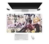 Death Note - Tappetino per mouse da gaming, 300 x 800 mm, misura grande, motivo anime, base impermeabile, per gaming, ufficio, casa, scrivania (tipo 6, 80 x 30 cm)