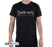 DEATH NOTE - Tshirt "Death Note" man SS Black - New Fit