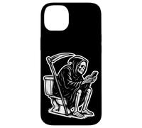 Death On The Throne Doom Scrolling The Internet Custodia per iPhone 14 Plus