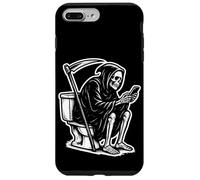 Death On The Throne Doom Scrolling The Internet Custodia per iPhone 7 Plus/8 Plus