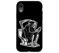 Death On The Throne Doom Scrolling The Internet Custodia per iPhone XR