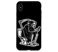 Death On The Throne Doom Scrolling The Internet Custodia per iPhone XS Max
