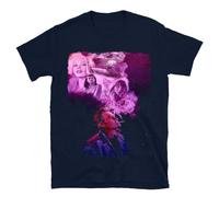 Death Proof Inspired - Maglietta retrò Grindhouse Movie Tee Cult 69 Charger Car Chase, blu, XXL