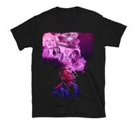 Death Proof Inspired - Maglietta retrò Grindhouse Movie Tee Cult 69 Charger Car Chase, Nero , M