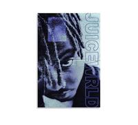 Death Race for Love Juice Wrld, stampa su tela con pittura a olio, impermeabile e antimacchia, adatta a qualsiasi stile decorativo di camera da letto, soggiorno, ufficio, senza cornice, stile 20 x 30