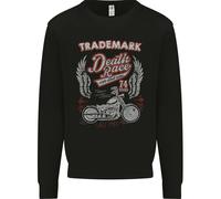 Death Race Moto Motocicletta Biker Uomo Felpa Maglione