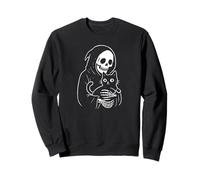 Death Reaper With Their Cute Cat Felpa