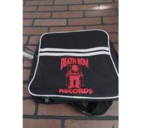 DEATH ROW RECORDS - Logo Zip Top Rocksax Borsa Messenger/Record ~ Nuova ~