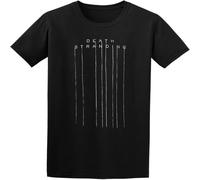 Death Stranding Graphic Hideo Kojima Video Game T Shirt Graphic Tee for Men Shirt Black L