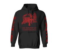 Death Felpa con Cappuccio The Sound of Perseverance Band Logo Ufficiale Uomo Size L