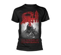 DEATH - THE SOUND OF PERSEVERANCE BLACK T-Shirt, Front & Back Print XX-Large