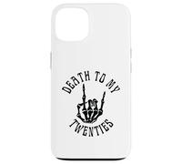 Death To My Twenties Funny R.I.P 20s, scheletro per 30° compleanno Custodia per iPhone 13