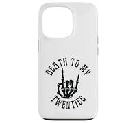 Death To My Twenties Funny R.I.P 20s, scheletro per 30° compleanno Custodia per iPhone 13 Pro