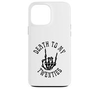 Death To My Twenties Funny R.I.P 20s, scheletro per 30° compleanno Custodia per iPhone 13 Pro Max