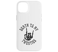 Death To My Twenties Funny R.I.P 20s, scheletro per 30° compleanno Custodia per iPhone 14 Plus