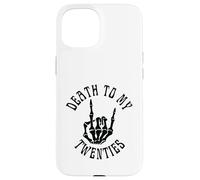 Death To My Twenties Funny R.I.P 20s, scheletro per 30° compleanno Custodia per iPhone 15