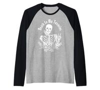 Death To My Twenties Funny R.I.P 20s, scheletro per 30° compleanno Maglia con Maniche Raglan