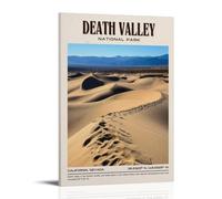 Death Valley National Park Vintage Poster decorativo da parete su tela, per soggiorno, camera da letto, decorazione moderna per camera da letto, 30 x 45 cm