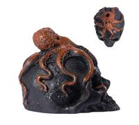 Death Whistle, Self Defense Halloween Prank Tools | 7,2 x 9,3 x 7,4 cm Death Skull Horn Octopus Whistle | Convenient For Outdoor Picnic Hiking Climbing War Exhibitions Meditation Film Party Collectors