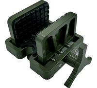 DeathGrip - Treppiede in alluminio, design durevole, leggero e stabile, livella a bolla, funzionamento a mani libere, altezza: 47" (sella verde militare)