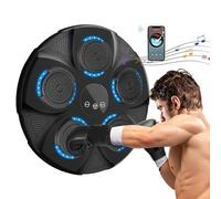 DEaThsalL Macchina da Boxe Musicale Intelligente, per La Risposta di Agilità Sportiva di Boxe, con Sensore di Luce E Bluetooth, 400 kg Resiste A Colpi, Esercizi di Fitness,Blue-Light