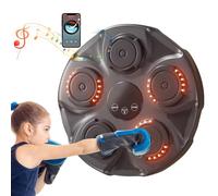 DEaThsalL Macchina da Boxe Musicale Intelligente, per La Risposta di Agilità Sportiva di Boxe, con Sensore di Luce E Bluetooth, 400 kg Resiste A Colpi, Esercizi di Fitness,Red-Light