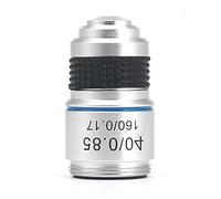 DEaThsalL Obiettivo Acromatico 185 (4X, 10X, 40X, 60X, 100X), Lente Ottica Trasparente HD, Interfaccia Filettata RMS Standard 20,2 mm, Accessori per Microscopio,40X