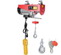 DEaThsalL Paranco Elettrico, Piccola Gru da 300 Kg-1000 kg, Altezza di Sollevamento 20 M, con Imbracatura Singola/Doppia, per Il Sollevamento in Fabbriche, Magazzini, Miniere,600KG
