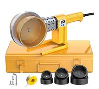 DEaThsalL Saldatrice per Tubi dell'Acqua, Display Digitale Intelligente PE/PB/PPR (75-110 Mm) Saldatrice A Fusione di Tubi, Saldatrice A Caldo per Tubi in Plastica, 120-330 ℃, Linea Antiscottatura