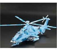 DEAVER Aereo scala 1:72 per simulazione elicottero Caic Z-10 aereo pressofuso lega rifinito modelli collezione souvenir adatto come regalo(Blue)