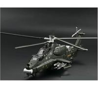 DEAVER Aereo scala 1:72 per simulazione elicottero Caic Z-10 aereo pressofuso lega rifinito modelli collezione souvenir adatto come regalo(Dark Green)