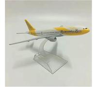 DEAVER Aereo scala espositiva 16 cm 1/400 per Singapore Flyscoot B777 modello metallo pressofuso regalo per feste adatto per fare regali