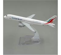 DEAVER Aereo scala espositiva 16 cm modello 1/400 per aereo lega Airbus A320 della Srilankan Airlines tavolo conferenza adatto come regalo