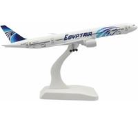 DEAVER Aereo scala esposizione 20 cm per aereo Air Egypt B777 lega metallo pressofuso modello tavolo conferenza adatto come regalo