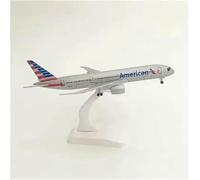 DEAVER Aereo scala esposizione 20 cm per aereo americano Boeing 787 simulazione metallo passeggeri modello tavolo conferenza adatto come regalo