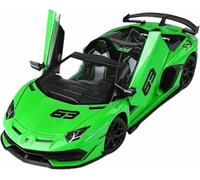 DEAVER Modelli auto lega pressofusa scala 1:18 per Lamborghini per SVJ63 modelli veicoli pre-costruiti finiti collezione esposizione(Green)