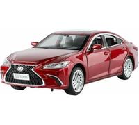 DEAVER Modelli auto lega pressofusa scala 1:24 per Lexus per Es300H modelli veicoli pre-costruiti finiti realistici esporre mostra(Red)