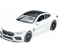 DEAVER Modelli auto lega pressofusa scala 1:32 per M8 modelli veicoli metallo rifiniti alla moda collezione espositori(White)